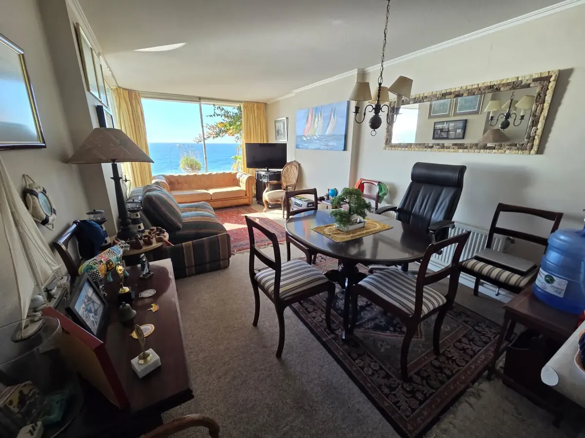 10 Departamento frente al mar con vista privilegiada – Reñaca